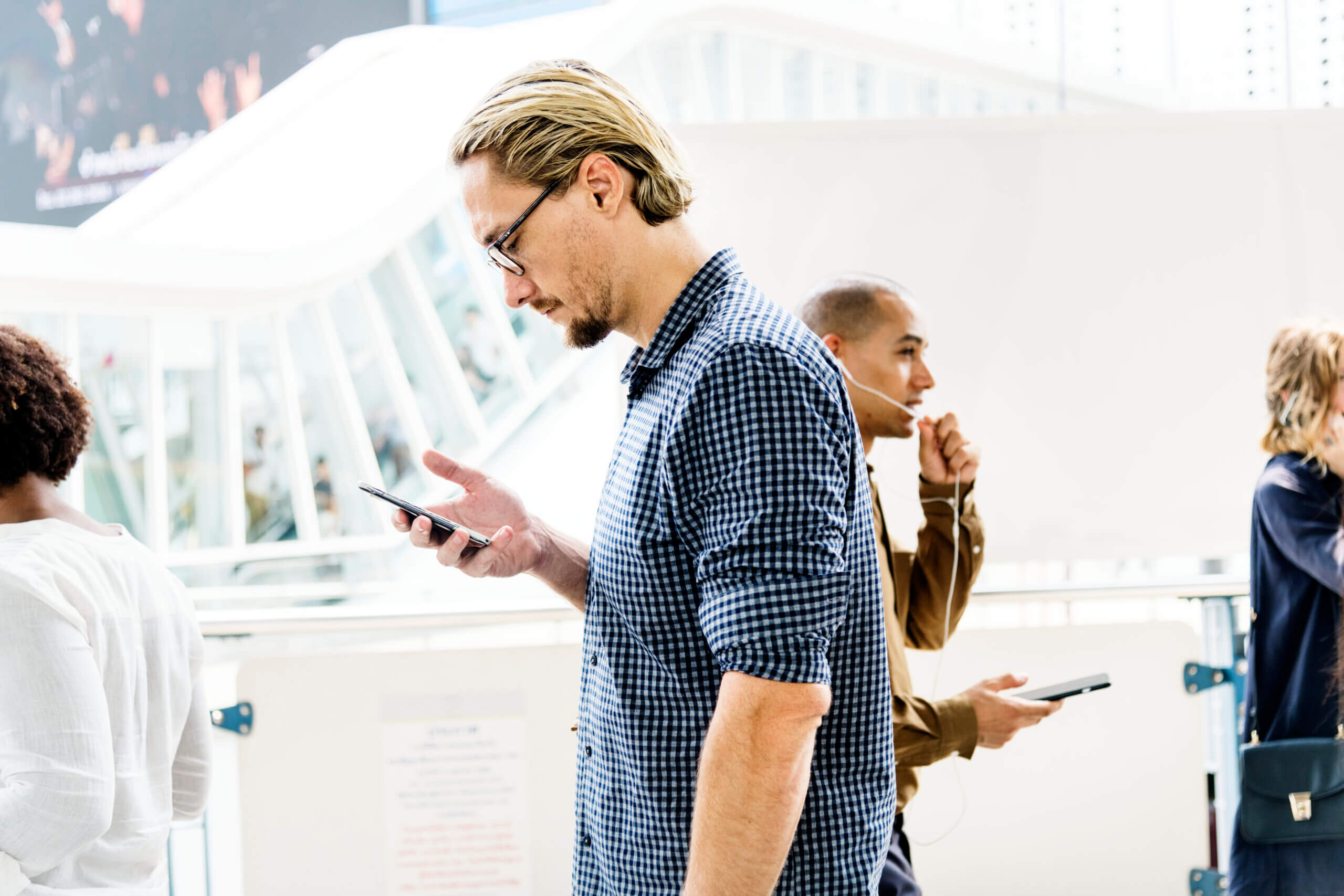 Booth design, banners