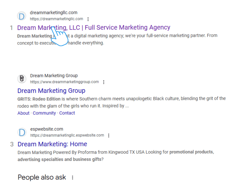 search ranking